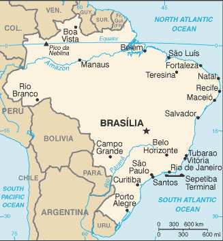 Brazil map