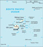 Map of Fiji