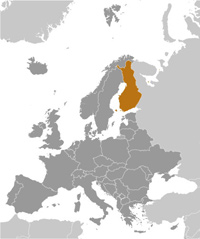 Map of Finland