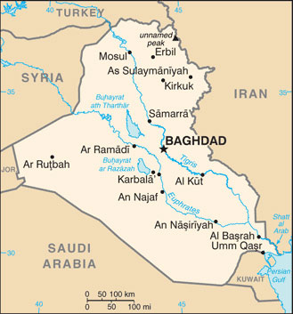 Iraq map