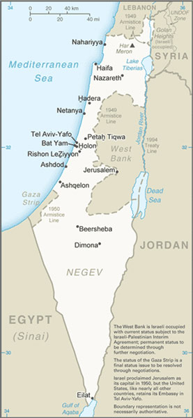 Israel map