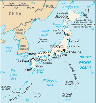 Japan map