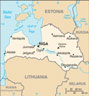 Map of Latvia