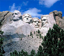 Mount Rushmore in South Dakota