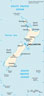 Map of New Zealand