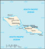 Map of Samoa