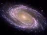 Tilted spiral galaxy