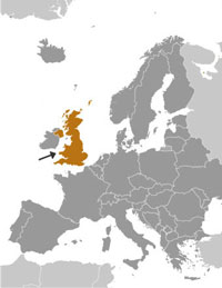 Map of Wales