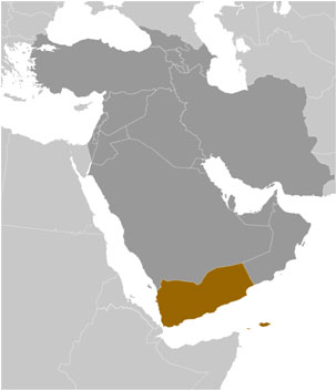 Yemen location